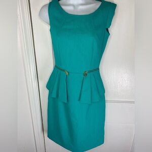 ANTONIO MELANI Turquoise Midi Dress